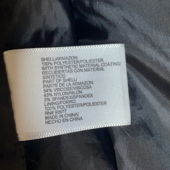 Distressed faux leather bomber jacket - Picture 5 of 6